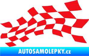 Samolepka Šachovnice 020 červená