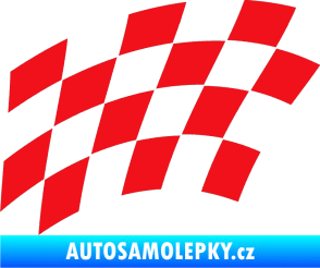 Samolepka Šachovnice 037 červená