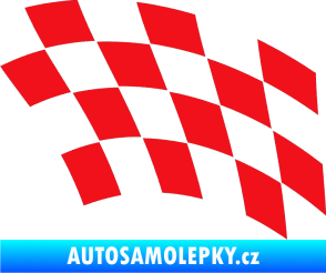 Samolepka Šachovnice 038 červená