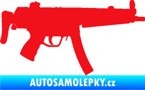 Samolepka Samopal 001 pravá červená