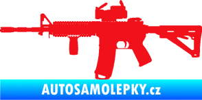 Samolepka Samopal 003 levá červená