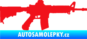 Samolepka Samopal 009 pravá červená