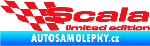 Samolepka Scala limited edition levá červená
