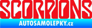 Samolepka Scorpions červená