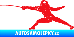 Samolepka Šerm 001 levá  červená