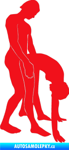 Samolepka Sexy siluety 016 červená