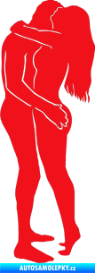 Samolepka Sexy siluety 028 červená