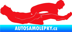 Samolepka Sexy siluety 029 červená
