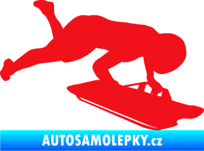 Samolepka Skeleton 002 pravá červená