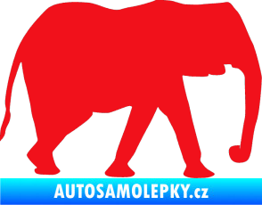 Samolepka Slon 006 pravá červená