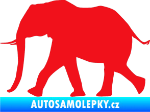Samolepka Slon 015 levá červená