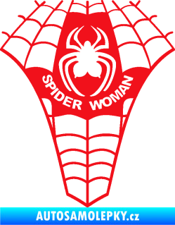 Samolepka Spider woman pavoučí žena červená