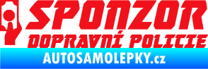 Samolepka Sponzor dopravní policie 004 červená