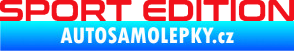 Samolepka Sport edition 006 nápis červená