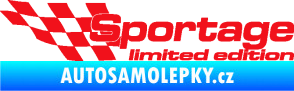Samolepka Sportage limited edition levá červená