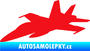 Samolepka Stíhací letoun 001 levá červená