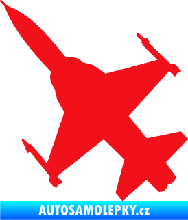 Samolepka Stíhací letoun 003 levá červená