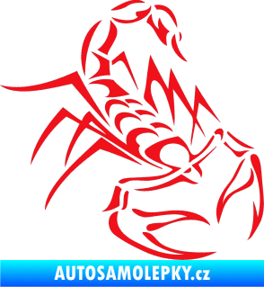 Samolepka Štír 017 pravá červená