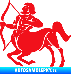 Samolepka Střelec 004 levá červená