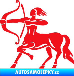 Samolepka Střelec 005 levá červená