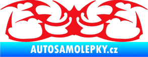 Samolepka Tetování 044 červená