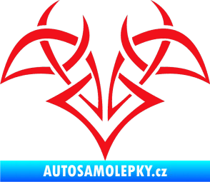 Samolepka Tetování 124 červená