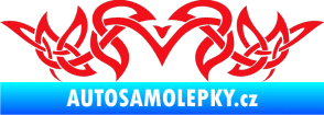 Samolepka Tetování 152 červená