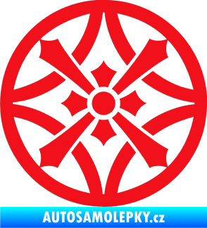 Samolepka Tetování 163 červená