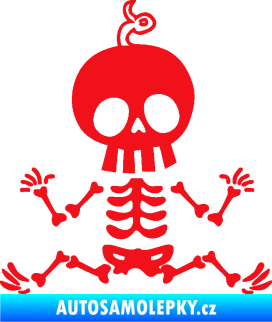 Samolepka The Bone Family Mimi chlapeček červená