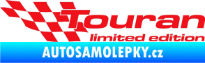 Samolepka Touran limited edition levá červená
