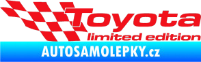 Samolepka Toyota limited edition levá červená