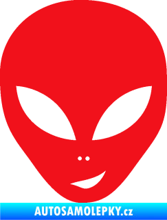 Samolepka UFO 003 pravá červená