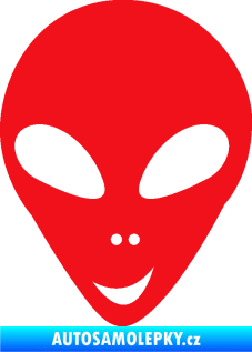Samolepka UFO 004 levá červená