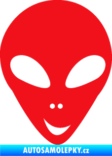 Samolepka UFO 004 pravá červená