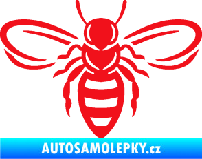 Samolepka Včela 002 červená