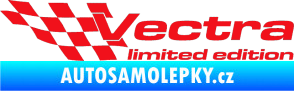 Samolepka Vectra limited edition levá červená