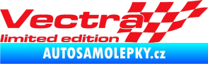 Samolepka Vectra limited edition pravá červená