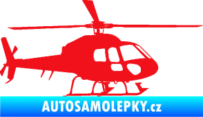 Samolepka Vrtulník 007 pravá helikoptéra červená