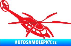 Samolepka Vrtulník 011 pravá helikoptéra červená