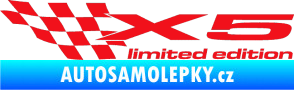 Samolepka X5 limited edition levá červená