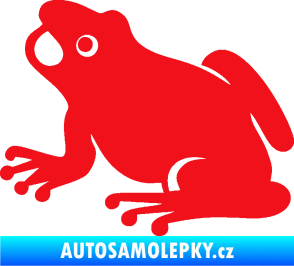 Samolepka Žába 007 levá červená