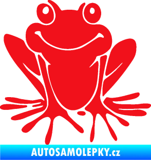 Samolepka Žába 008 levá červená