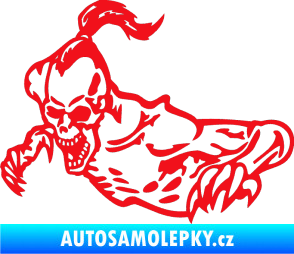 Samolepka Zombík levá červená