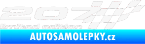 Samolepka 207 limited edition pravá bílá