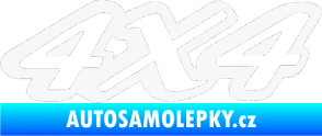Samolepka 4x4 varianta 007 bílá