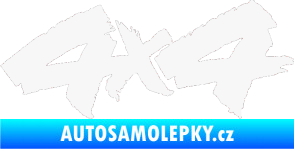 Samolepka 4x4 varianta 015 bílá