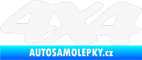 Samolepka 4x4 varianta 017 bílá