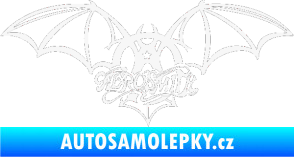Samolepka Aerosmith 001 bílá
