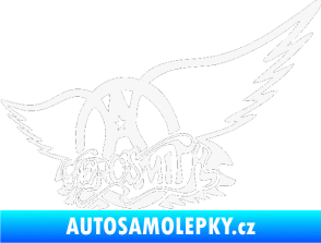 Samolepka Aerosmith 002 bílá