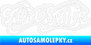 Samolepka Aerosmith 003 bílá